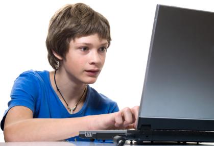 child at cyber school