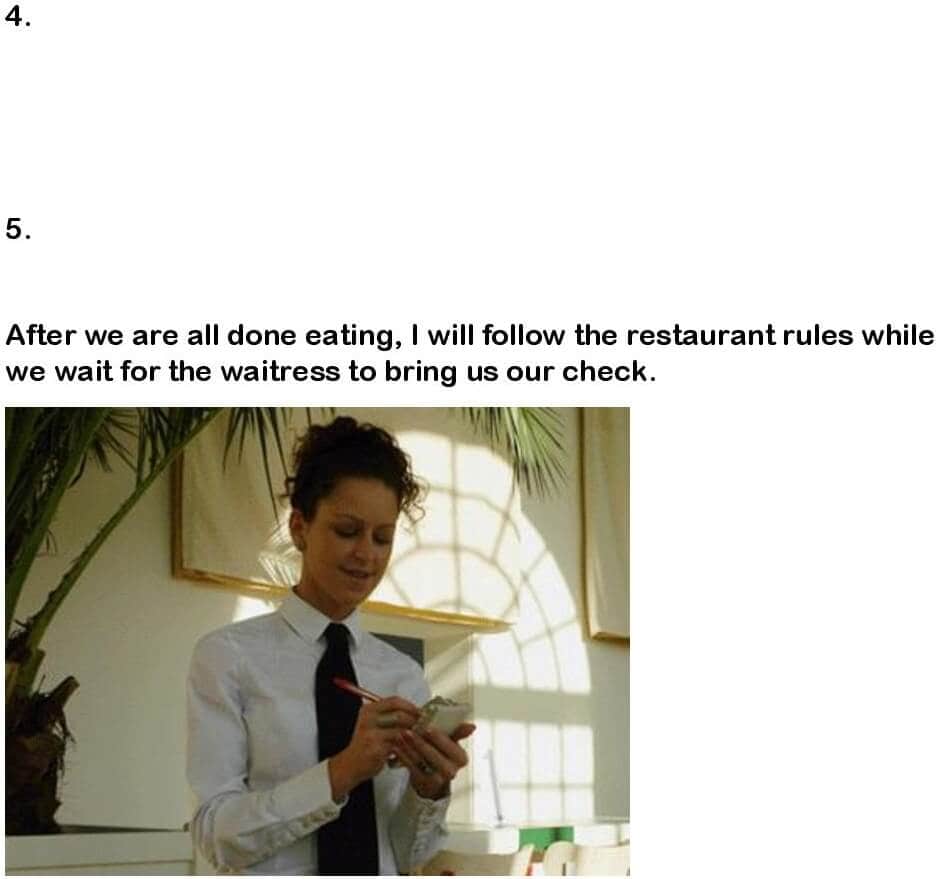 An Interactive Story to Teach Kids About Restaurant Behavior
