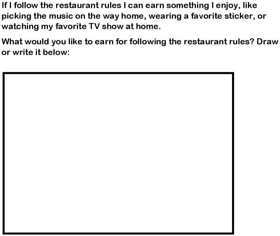 An Interactive Story to Teach Kids About Restaurant Behavior