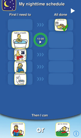visual schedules for autism and ADHD