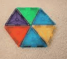 magnetic tiles teaching tool