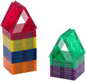 magnetic tiles teaching tool