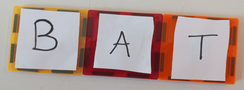 magnetic tiles teaching tool