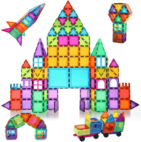 magnetic tiles teaching tool