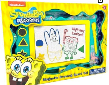 spongebob writing